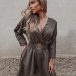 Kombinezon klasyczny krótki Bali Ola Voga khaki