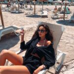 Komplet przewiewny koszula+szorty Cosette Ola Voga czarny