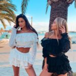 Komplet bawełniany spódniczko - spodenki + hiszpanka Tahiti Ola Voga ecru