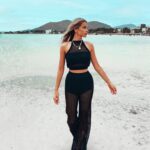 Komplet ażurowy dwuczęściowy boho Vero Ola Voga czarny