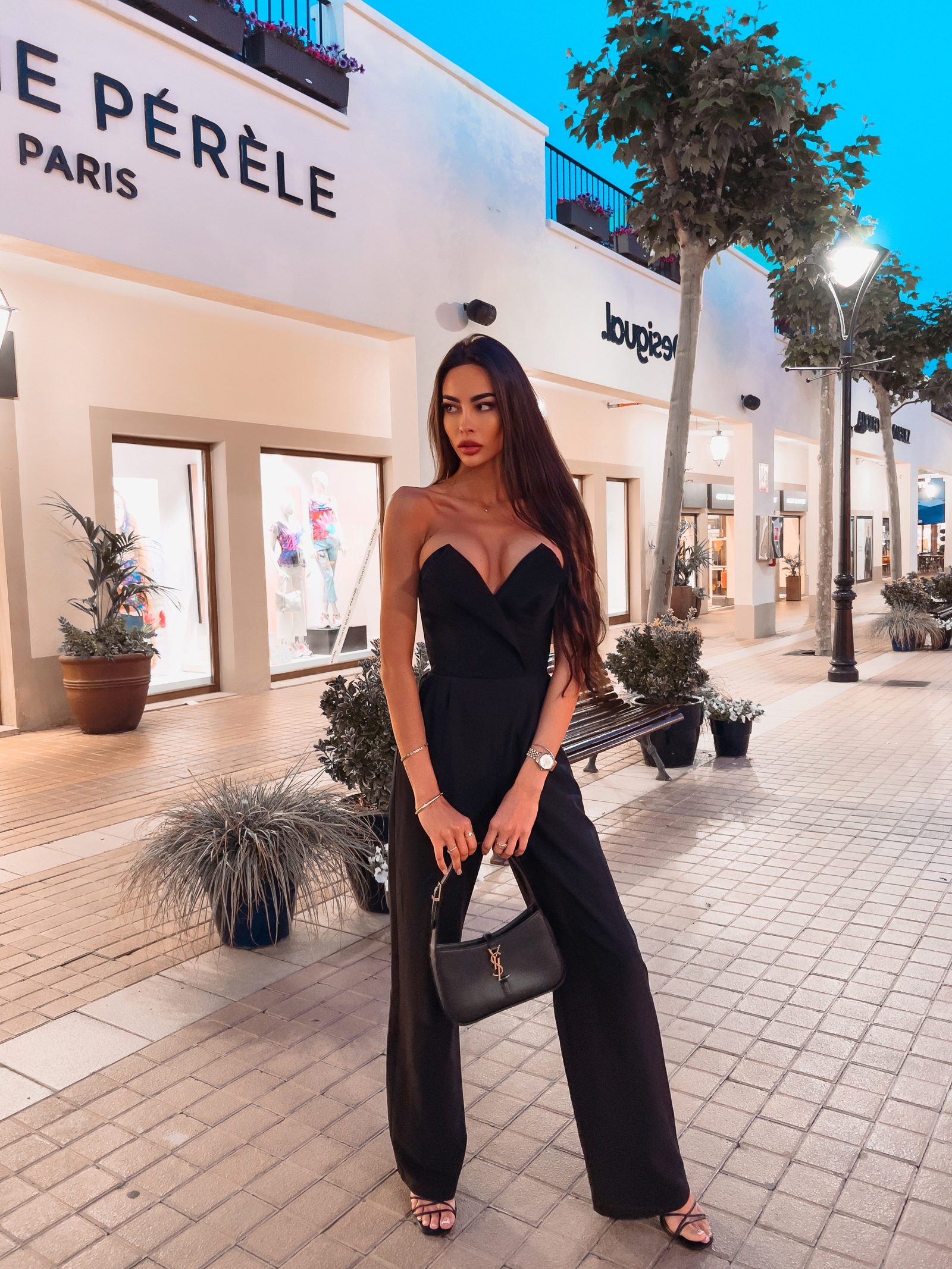 Kombinezon elegancki Diena Ola Voga czarny