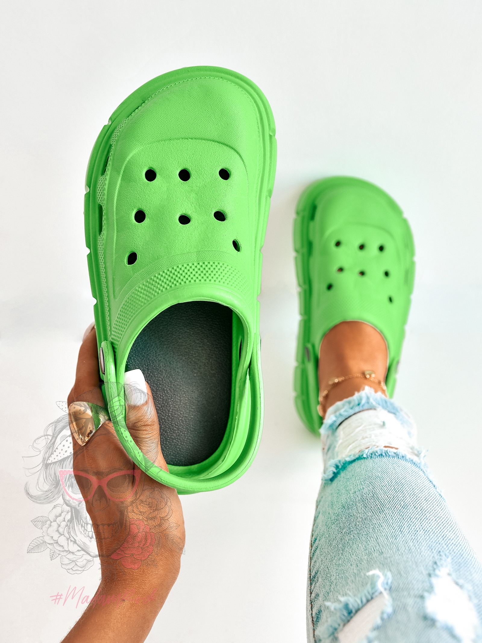 Buty Rock Dopti zielone