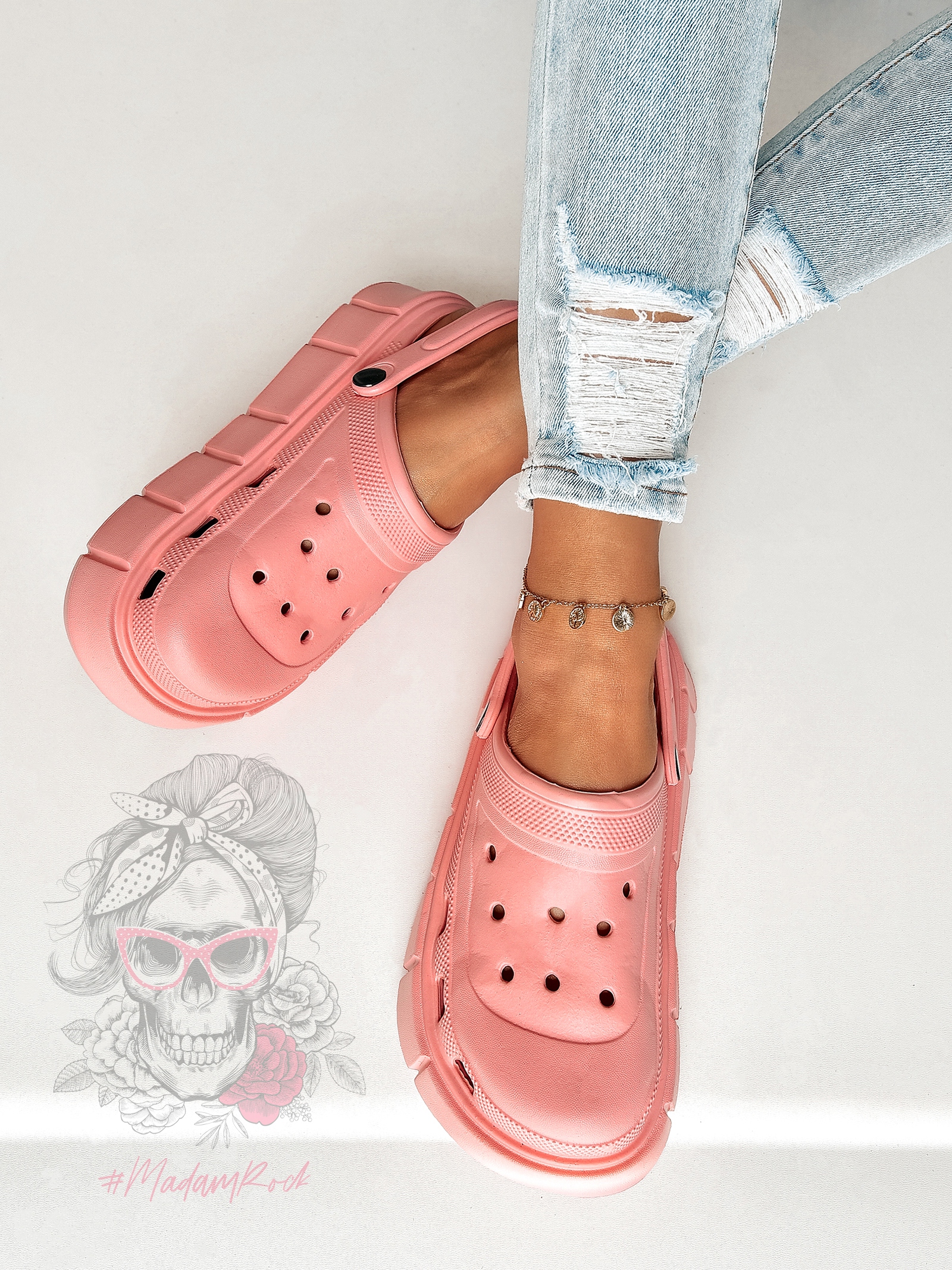 Buty Rock Dopti pudrowe