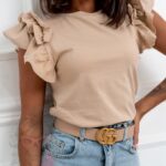 Bluzka Fibreq beżowy