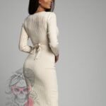 -wyprzedane-Sukienka OlgaM beżowa