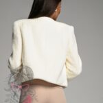 Żakiet premium alpaka Mediolan kremowy