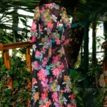 Komplet ze spódnicą NB Bali w motyle czarny