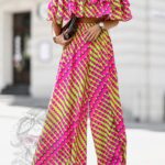 Komplet wakacyjny NB Sombrero różowo-limonkowy