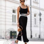 Komplet z siatki Tens czarny