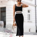 Komplet z siatki Tens czarny