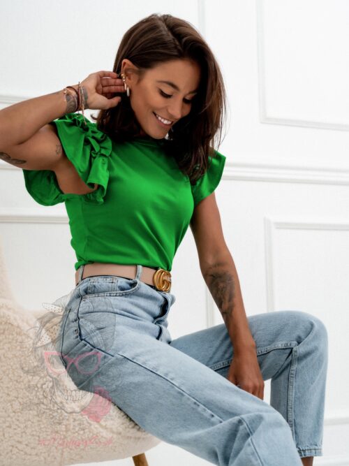 Bluzka Fibreq j.zielony