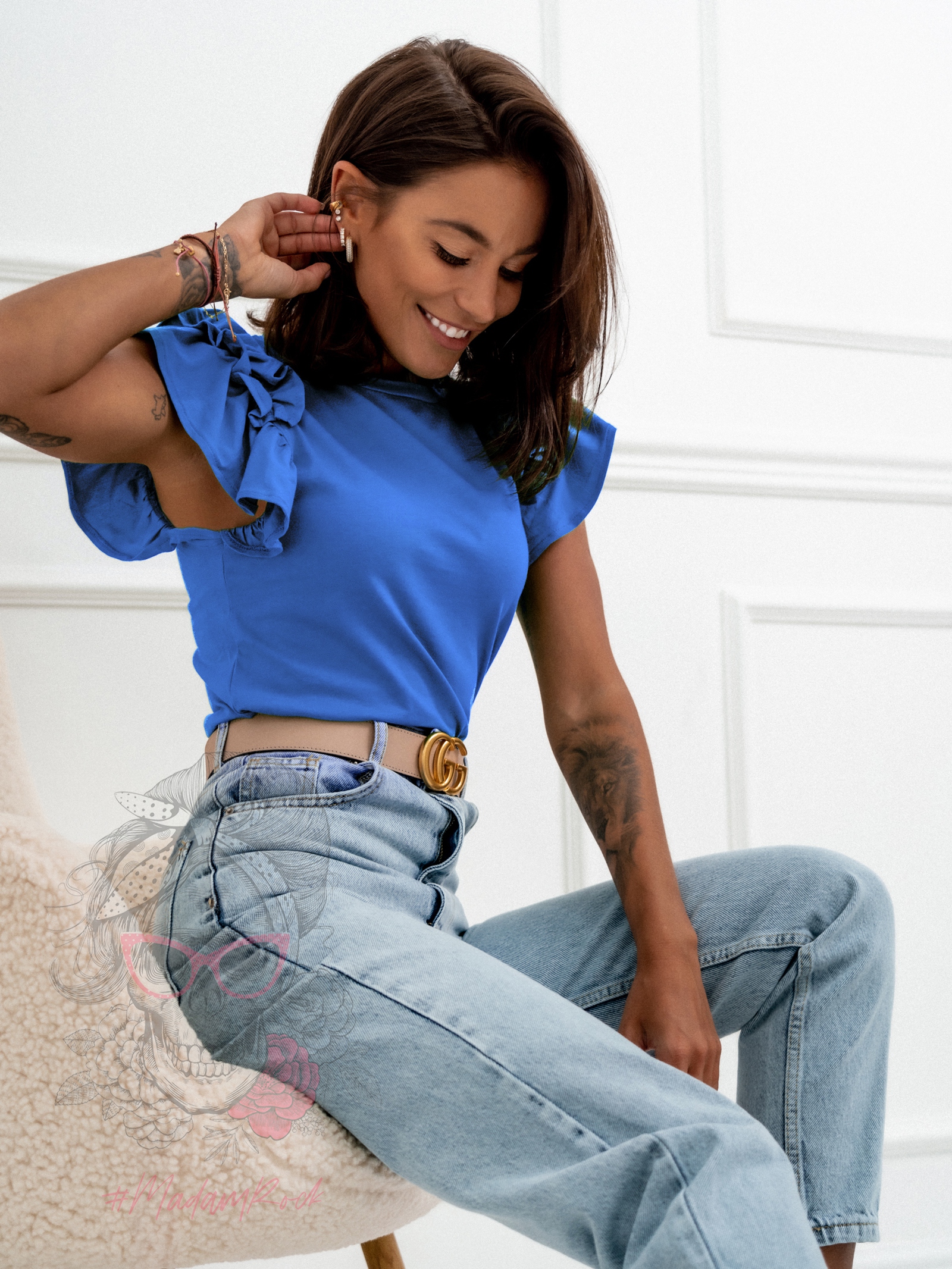 Bluzka Fibreq niebieska