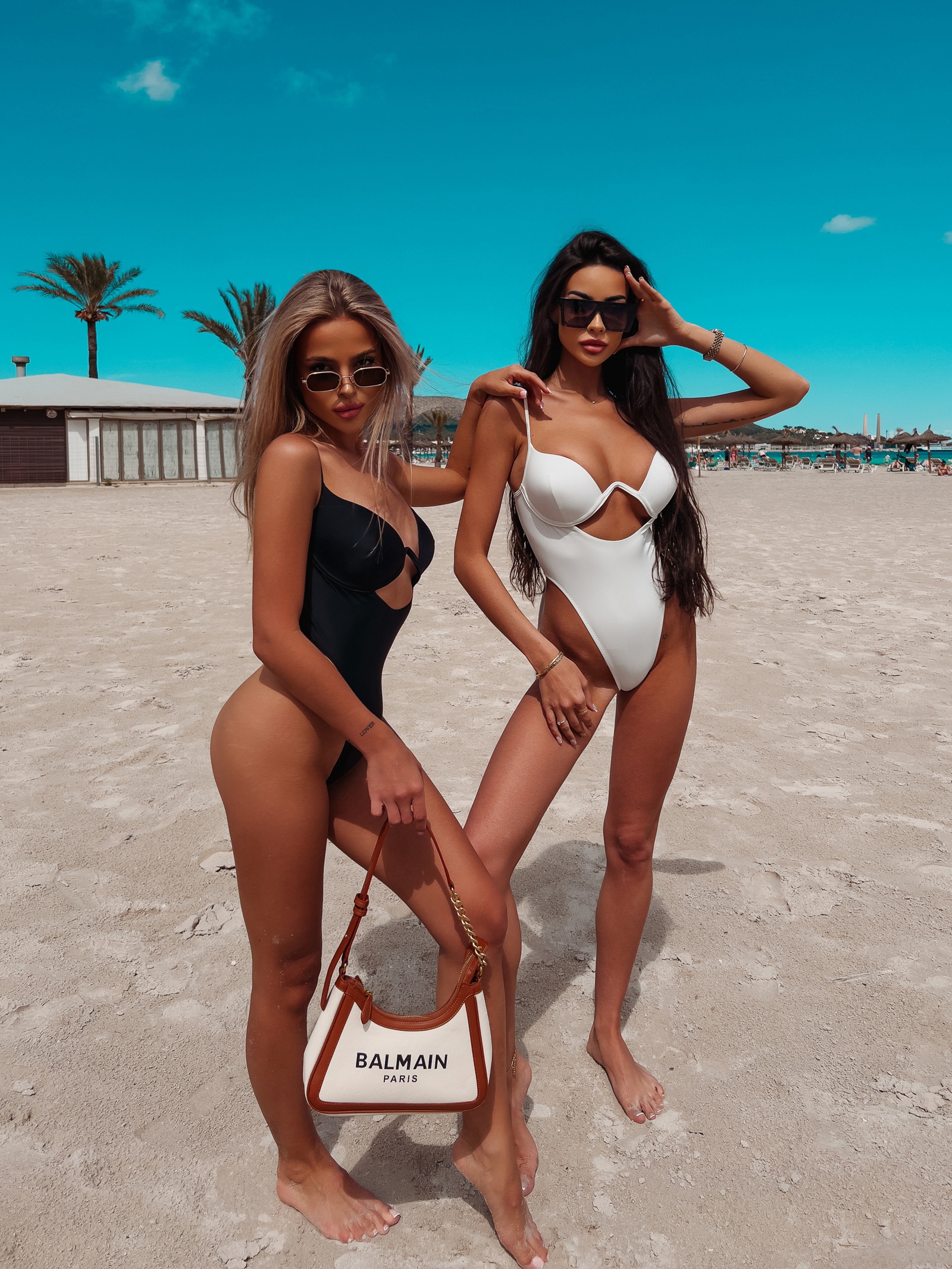 Kostium jednoczęsciowy & Body z wycięciem Costa Ola Voga czarny