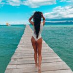 Body & kostium kąpielowy elegancki Siletto Ola Voga ecru