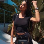 Bluzka basic dopasowana Olv Ola Voga czarna