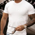 T-shirt dopasowany męski Brb 2023 Ola Voga biały