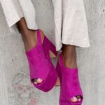 Sandały koturny Madam Scapade II fuksja