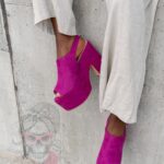 Sandały koturny Madam Scapade II fuksja