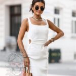 Sukienka Madam Adra Maxi ecru