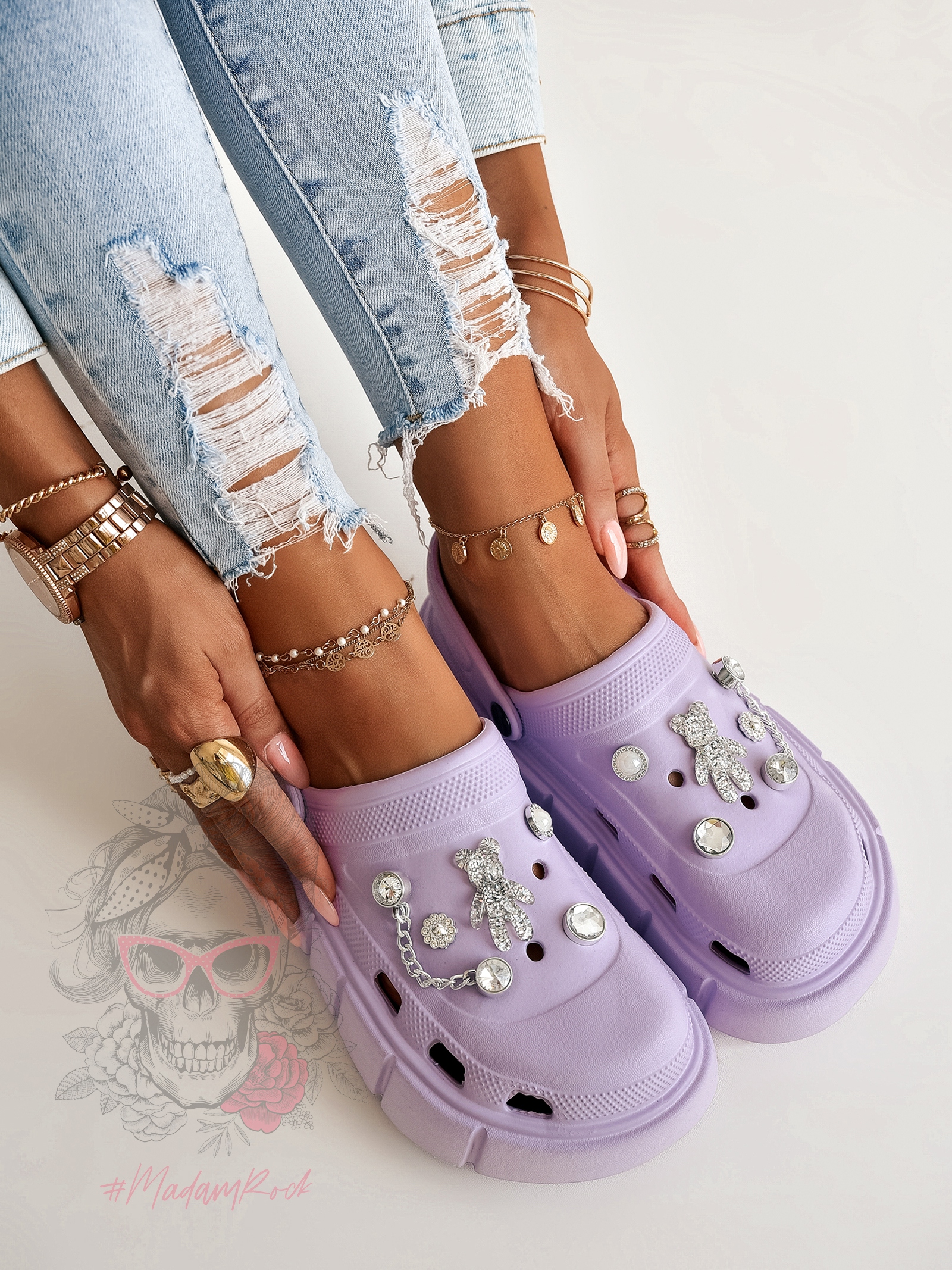 Sandały Rock Wanna Be With You lila