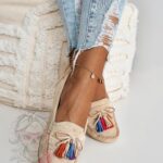 Mokasyny zamszowe Madam Layla beżowe