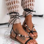 Sandały boho Madam Azteo czarne