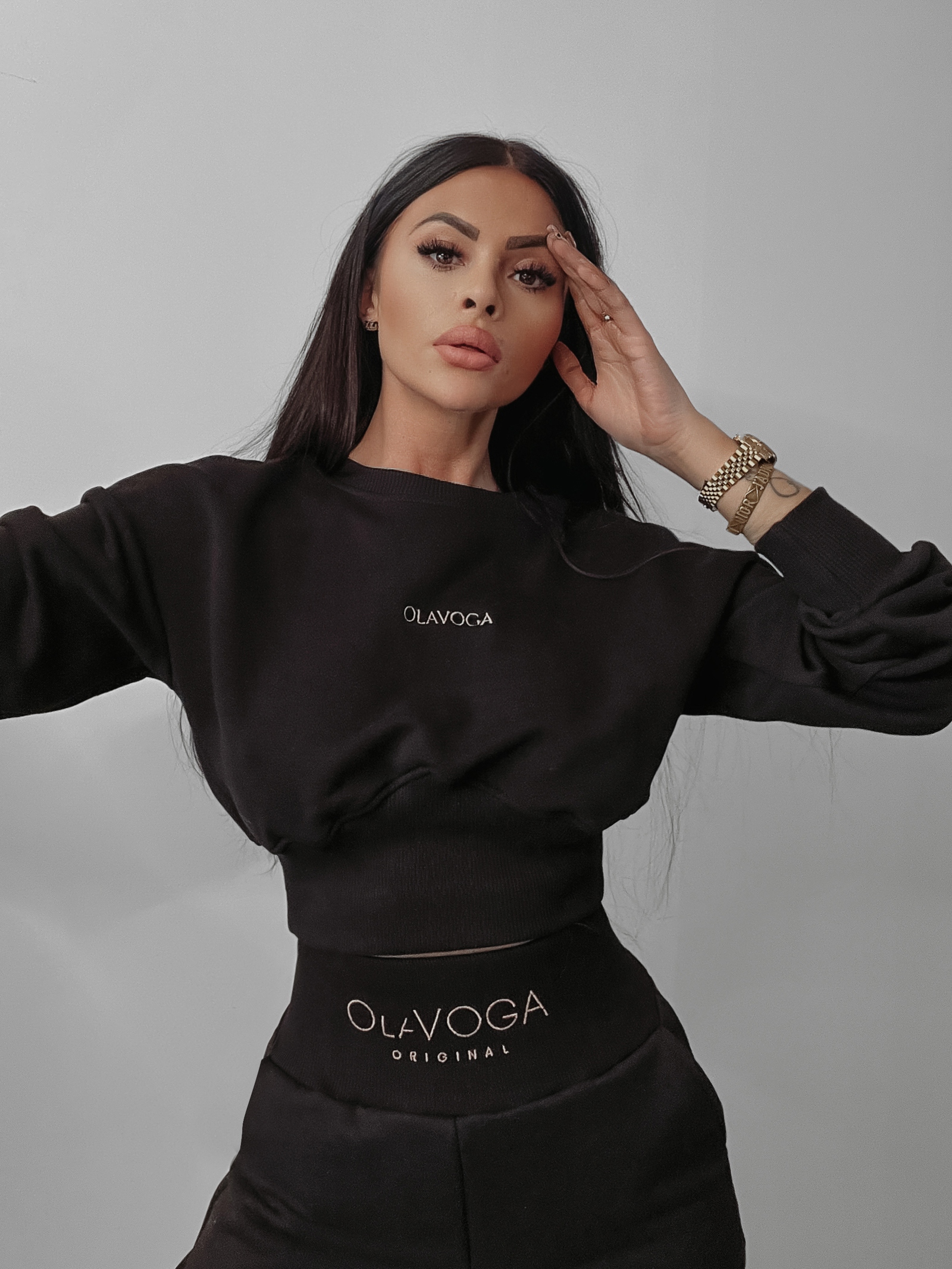 Bluza sportowa Nancy Ola Voga czarna Bluza sportowa Nancy Ola Voga czarna