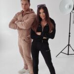 Komplet bawełniany Janet Ola Voga czarny