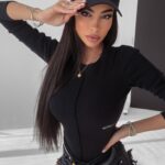 Body prążkowane Jasmine Ola Voga czarne