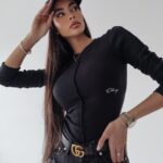 Body prążkowane Jasmine Ola Voga czarne