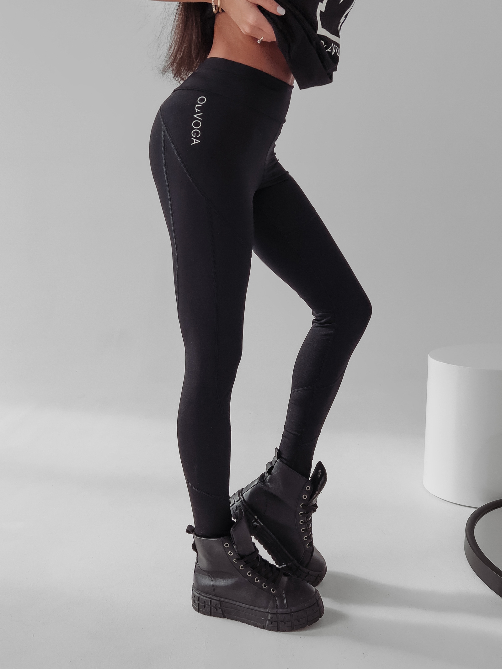 Legginsy wyszczuplające Hoste Ola Voga czarne