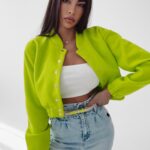 Kurtka bomberka California Ola Voga limonkowa