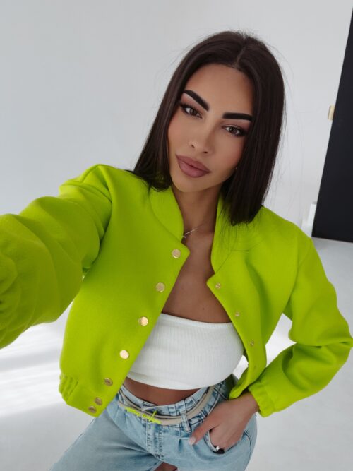 Kurtka bomberka California Ola Voga limonkowa