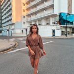 Kombinezon klasyczny krótki Bali Ola Voga brązowy