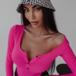 Body dopasowane Eve Ola Voga amarantowe