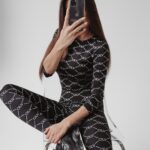 Komplet logowany I LOVE OLV Ola Voga czarny