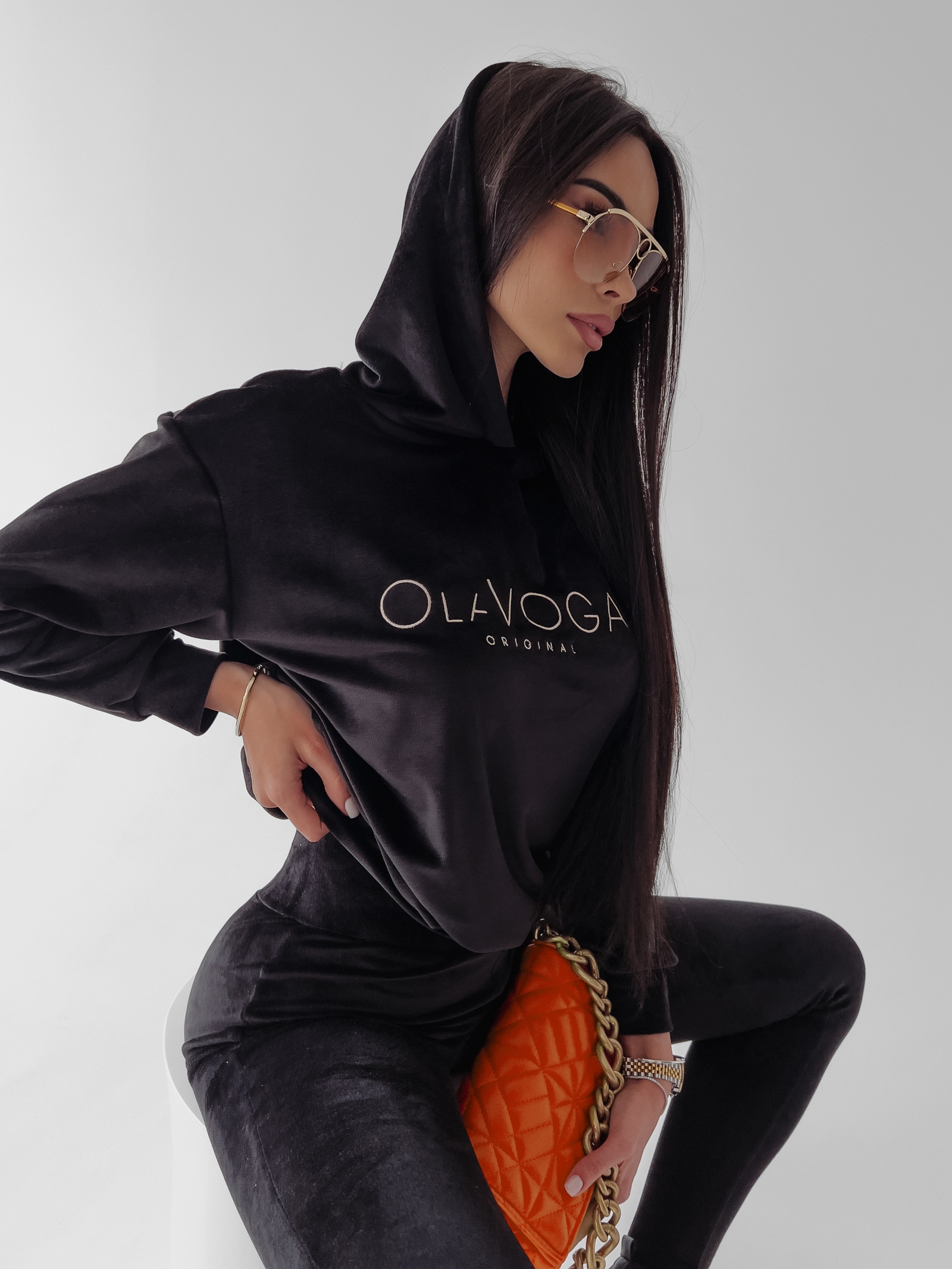 Komplet sportowy damski Lena Ola Voga czarny Komplet sportowy damski Lena Ola Voga czarny