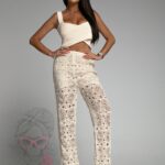 Top sweterkowy Correa beżowy