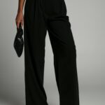 Spodnie garniturowe Moniko czarne