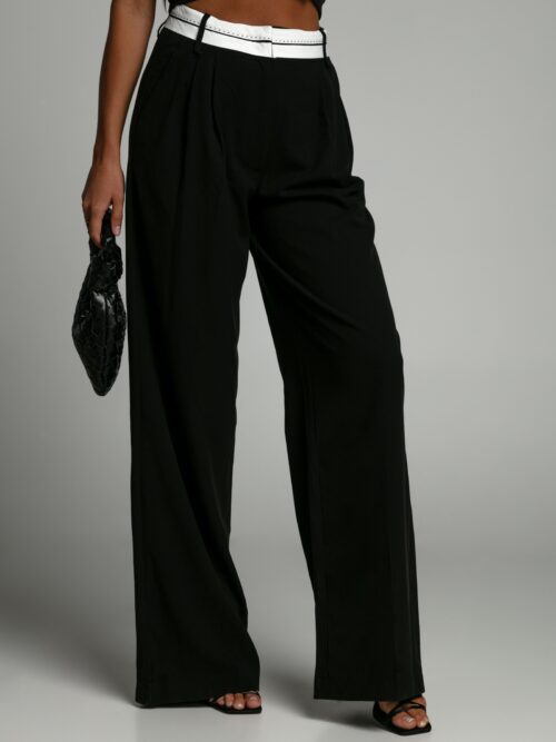 Spodnie garniturowe Moniko czarne