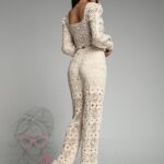 Bluzka ażurowa Maiestas Chic beżowa