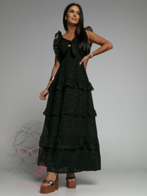 Sukienka maxi Senseno czarna