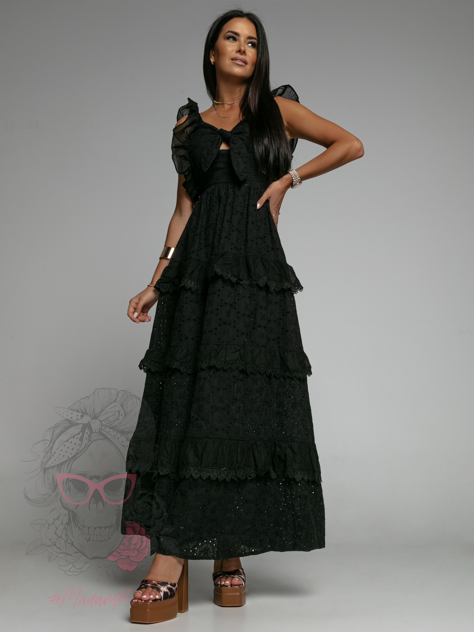 Sukienka maxi Senseno czarna Sukienka maxi Senseno czarna