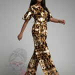 Komplet elegancki Amanecer czarny