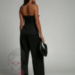 Gorset garniturowy Moniko czarny