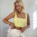 Top sweterkowy Grassland limonka