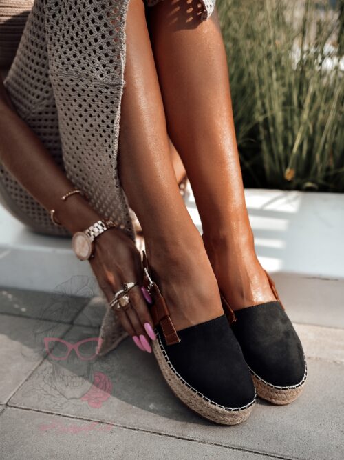 Espadryle na platformie Nifty Rock czarne