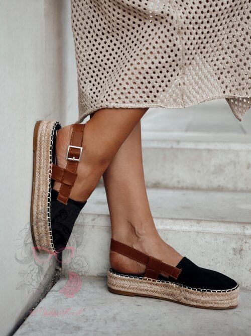 Espadryle na platformie Nifty Rock czarne