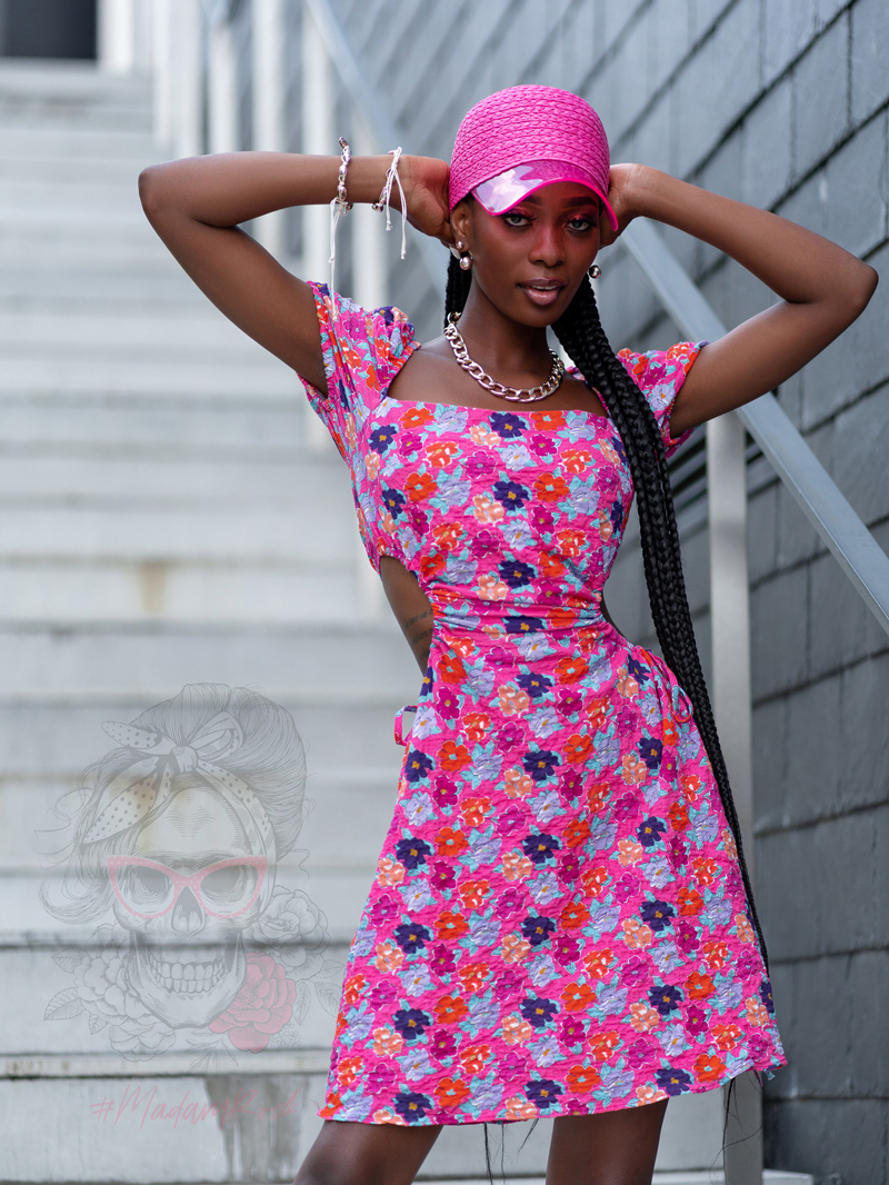 Sukienka letnia Wakaiki fuksja