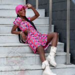 Sukienka letnia Wakaiki fuksja